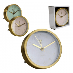 Relógio Analógico Decorativo em Alumínio Dourado – Design Moderno e Sofisticado Relógio Analógico Decorativo em Alumínio Dourado – Design Moderno e Sofisticado