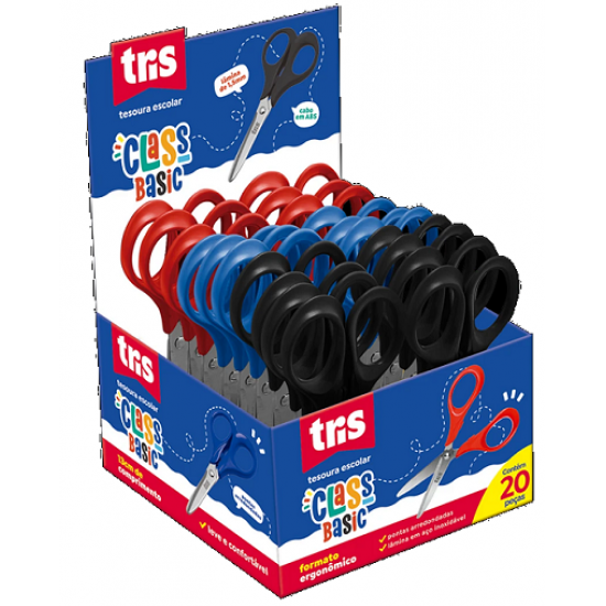 TESOURA ESCOLAR CLASS BASIC 13CM TRIS