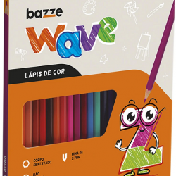 LAPIS COR BAZZE WAVE SEXT C/24