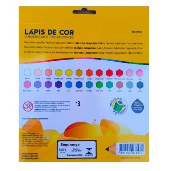 LAPIS DE COR C/24 ACRILEX