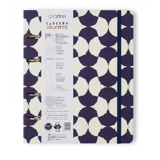 CADERNO CRIATIVO ARG BOSSA NOVA PAUT 17X24 CADERNO CRIATIVO ARG BOSSA NOVA PAUT 17X24
