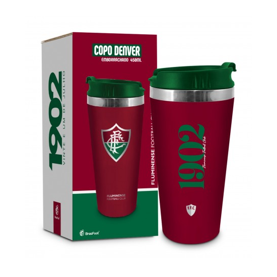 Copo Denver Emborrachado Fluminense 450 ml