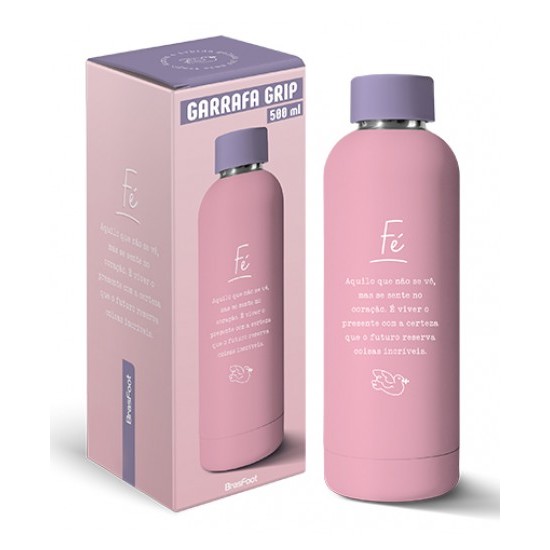 Garrafa Térmica Grip 500 ml “Fé Aquilo que Não Se Vê” Garrafa Térmica Grip 500 ml “Fé Aquilo que Não Se Vê”