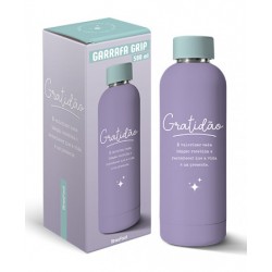 Garrafa Térmica Grip 500ml Gratidão é Valorizar
