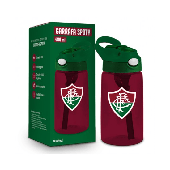 Garrafa Spoty 480ml Fluminense – Estilo e praticidade para torcedores Garrafa Spoty 480ml Fluminense – Estilo e praticidade para torcedores