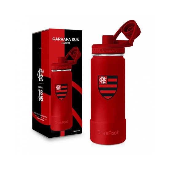 Garrafa Térmica Premium 850 ml – Flamengo Garrafa Térmica Premium 850 ml – Flamengo
