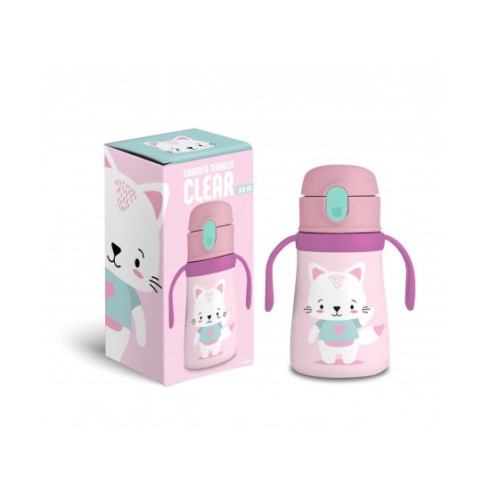 Garrafa Térmica Clear 360 ml – Gatinha